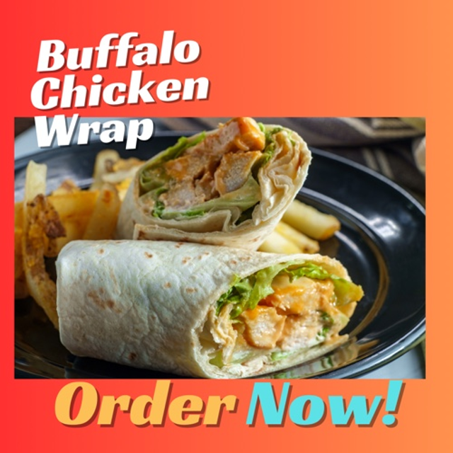 Buffalo Chicken Wrap.